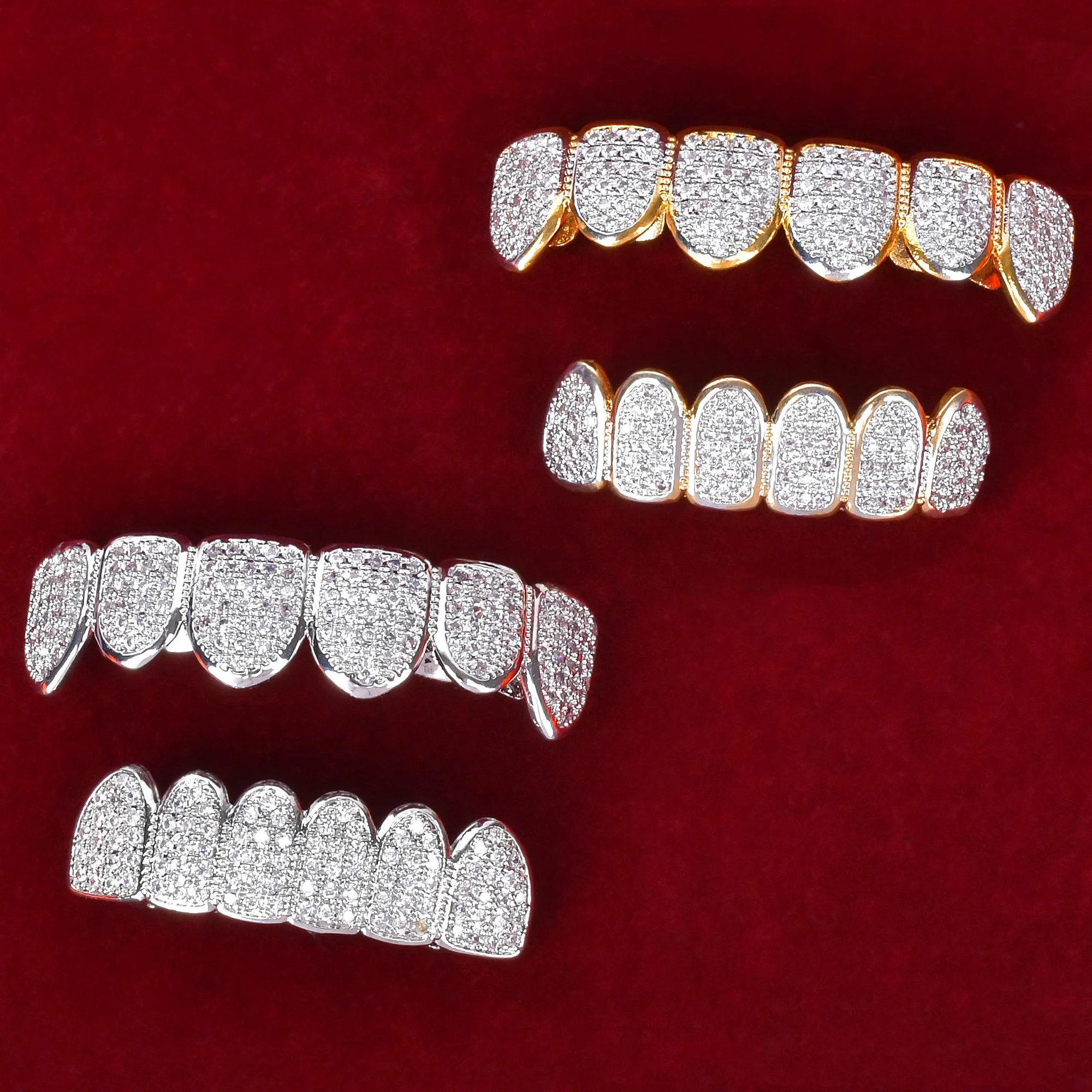 Набор декоративных зубов в стиле хип-хоп для мужчин и женщин