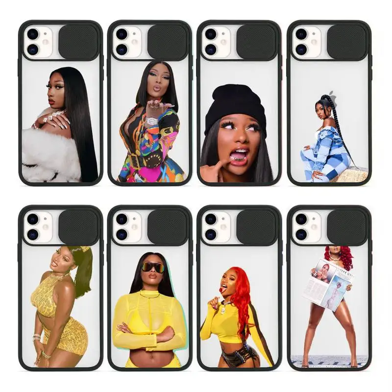 

Megan Thee Stallion singer Phone Case Transparent for iPhone 7 8 11 12 se 2020 mini pro X XS XR MAX Plus