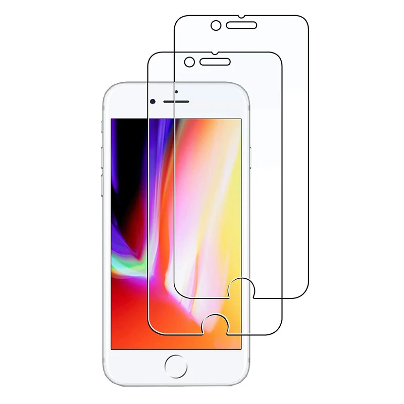 2/5 шт защитное закаленное стекло для iphone 7 5 5s 5se 6 6s 8 plus X Xs Max XR полное Экран протектор Закаленное стекло пленка
