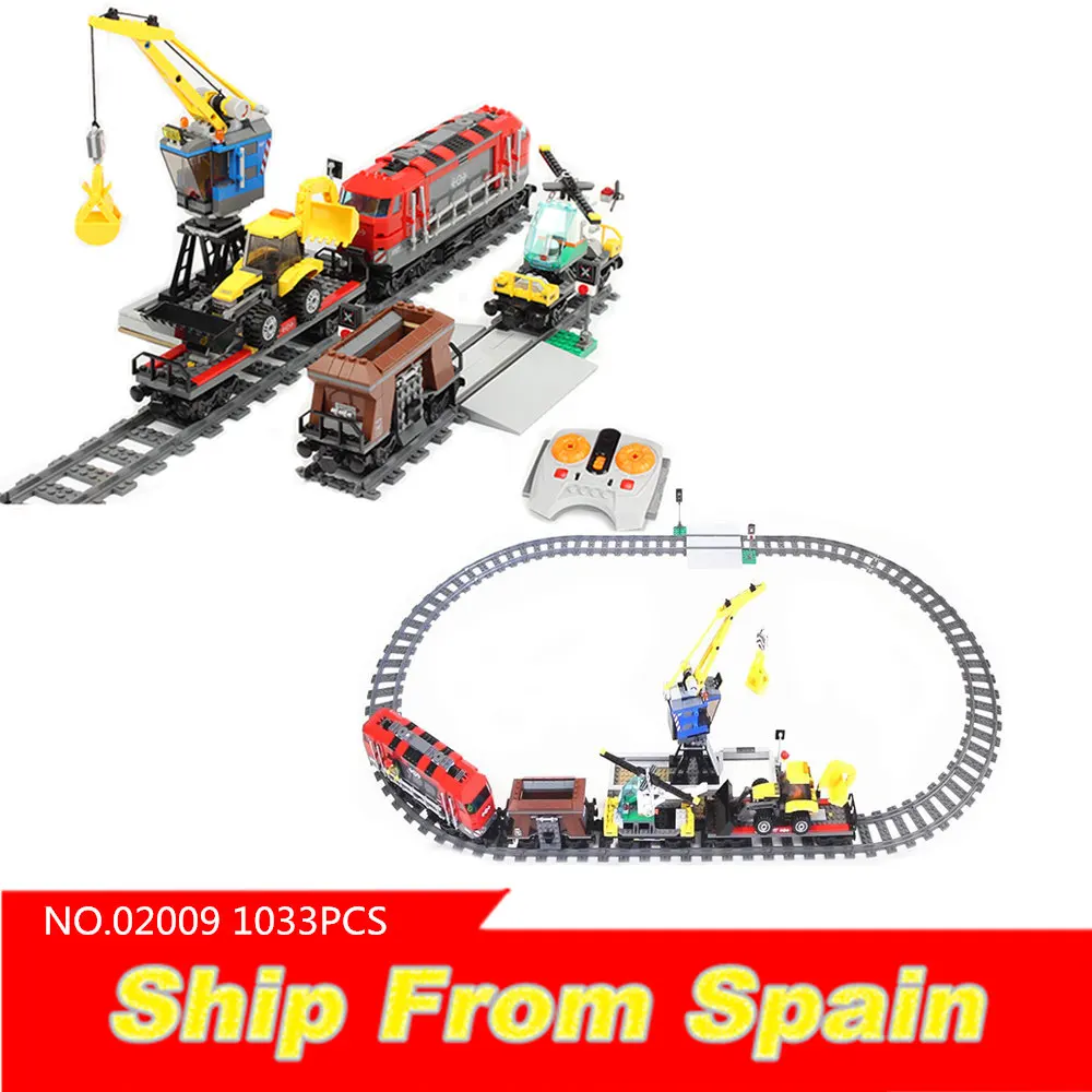 02009 02039 02010 город грузовой пассажирские Инженерная техника RC скорость электродвигателей железнодорожного вокзала 3677 60051 строительные блоки, кирпичные игрушки