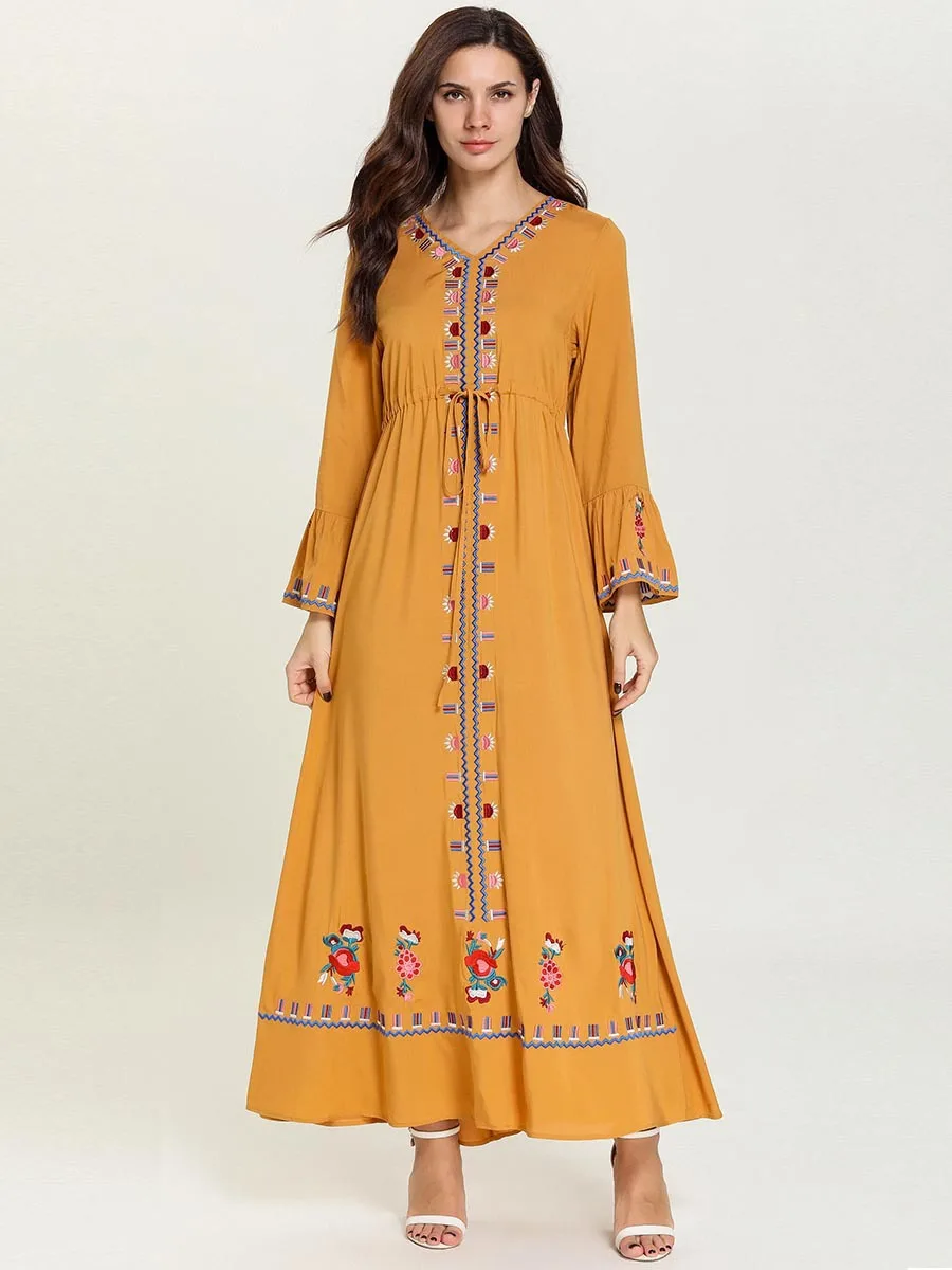 Мусульманское платье мусульманская одежда удобное арабское большой размер