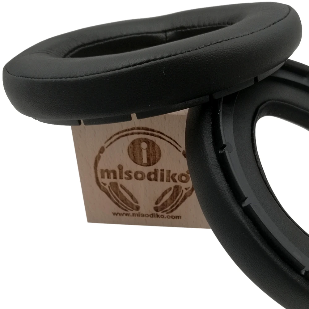 Накладки для ушей misodiko [Улучшенная овечья кожа] премиум класса с пластиковой