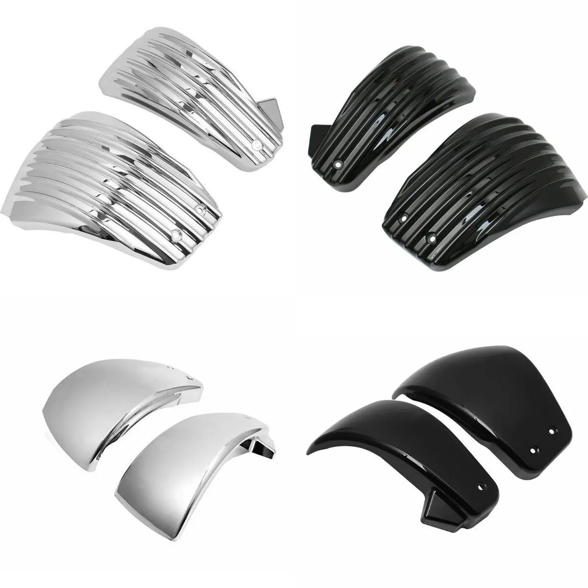 

For Harley Softail M8 FXBR 2018-2020 Motorcycle Chrome Side Engine Battery Side Cover ABS Plastic Fairing Engine Covers