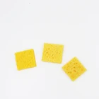 Чистящий наконечник паяльника устойчивая к высоким температурам губка в дополнение к оловянной насадке хлопок квадратный 3*3 см сварочные аксессуары