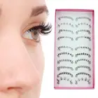10 пар, Женские Накладные ресницы для повседневной жизни