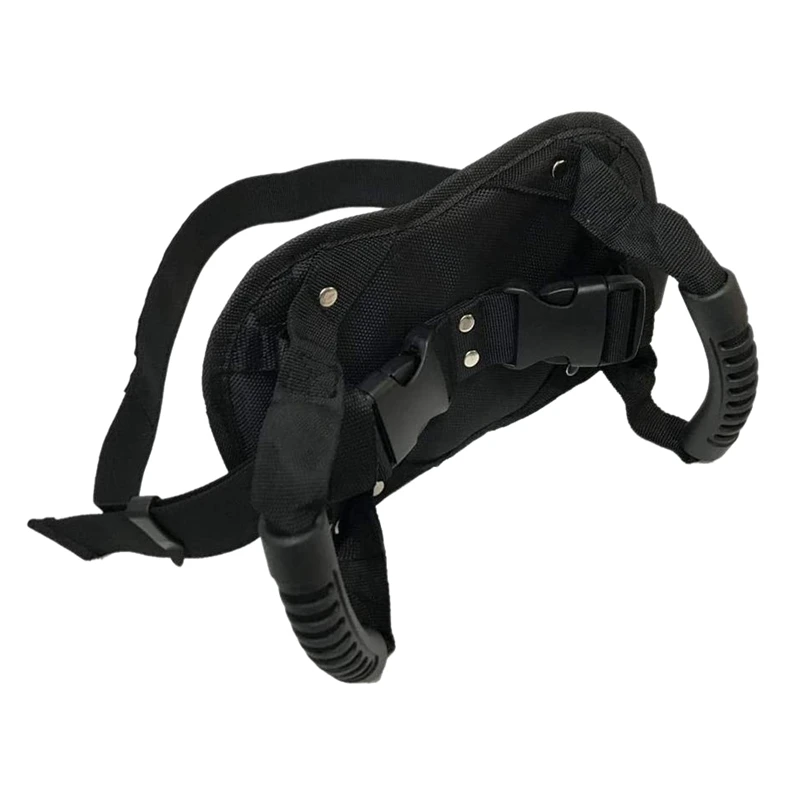 

NEW-Motorcycle Back Seat Safety Armrest, Passenger Grip Grab Handle Non-Slip Strap Seat Belt Protection
