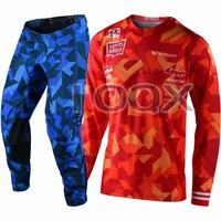 2021 gp air confetti team motocross jersey pants motorcycle downhill bike offroad motorbike gear set mens suit