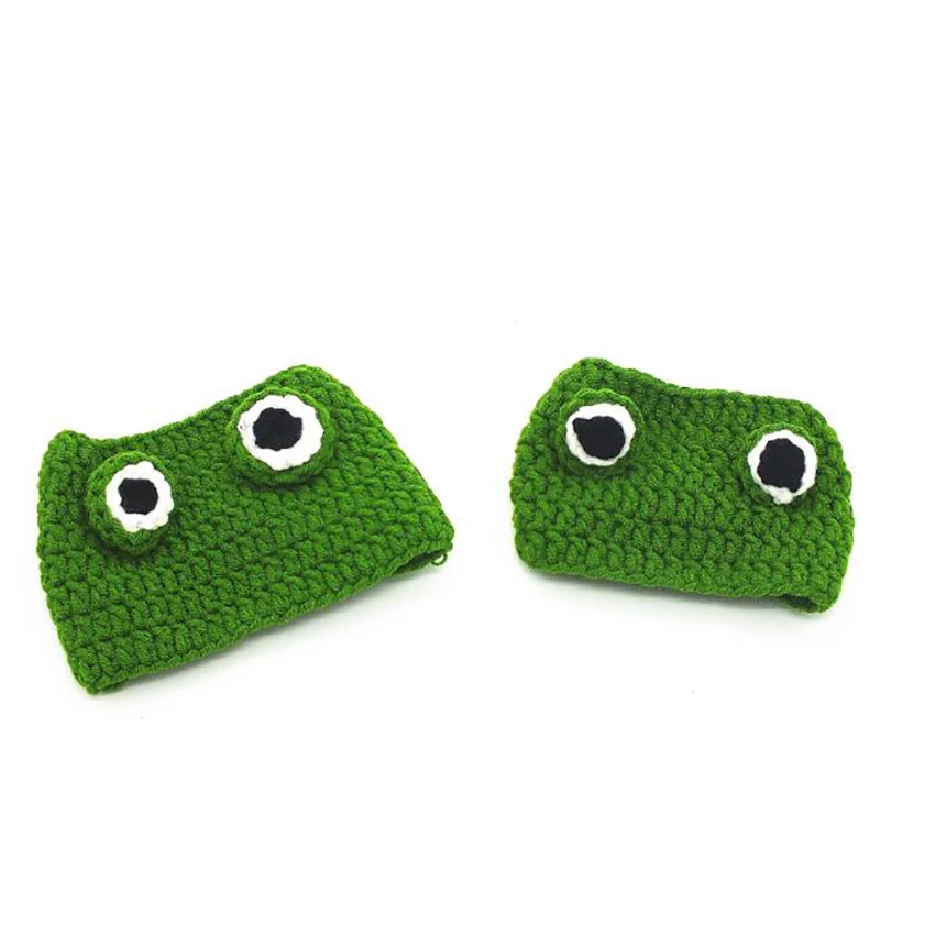Pet ручной работы вязаная шапка в виде кота лента для волос зимняя шапки Зеленый