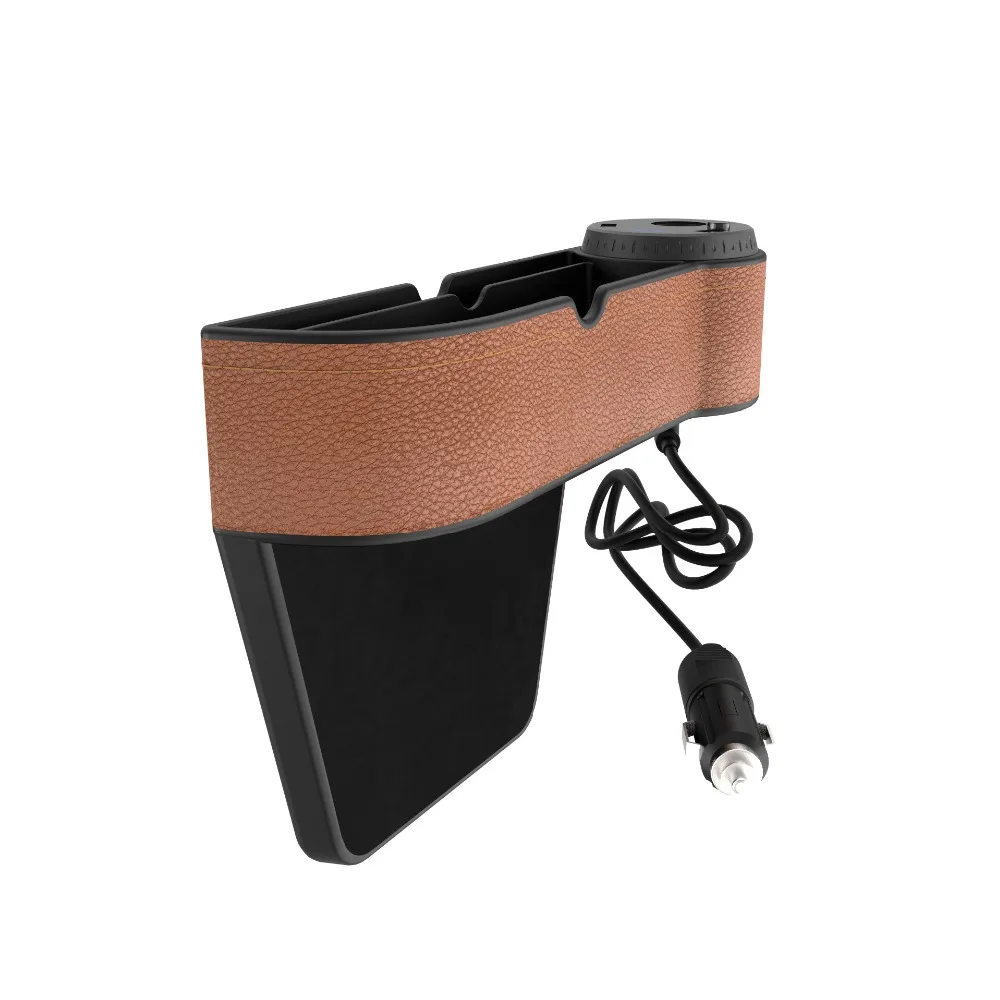 Зарядное устройство USB для автомобильного сиденья карманный ящик перчаток с