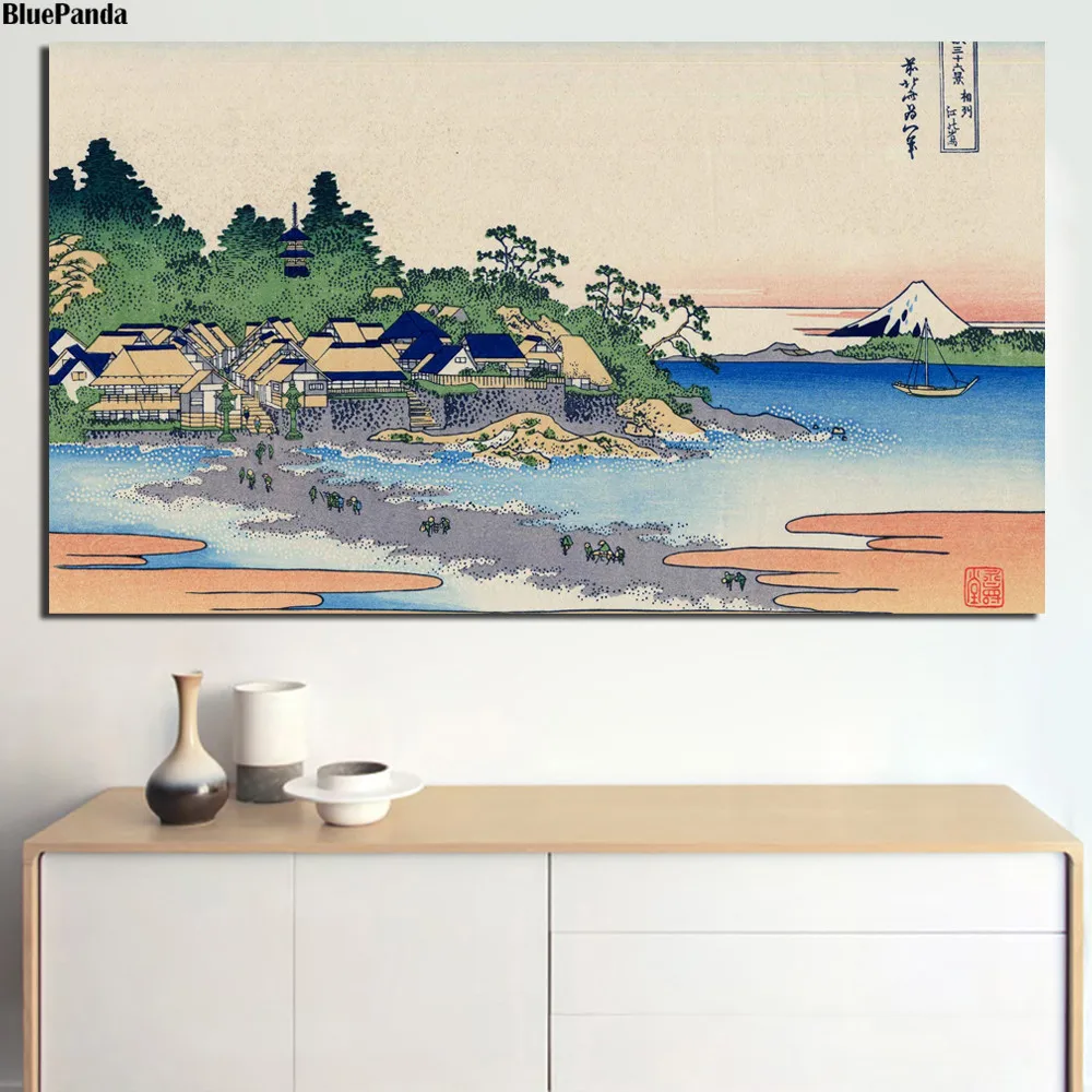 Katsushika Hokusai On The Trail японские постеры с деревянными блоками принт декоративные