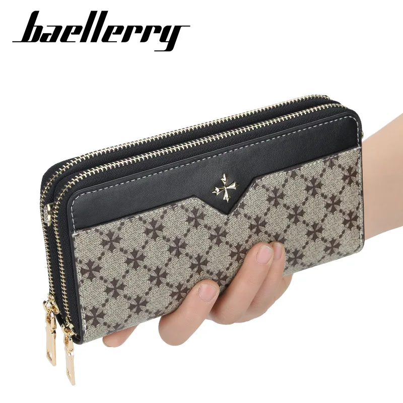 

Women's Messenger Bag Double Zipper Mobile Phone Bag Horizontal Fashion Women's Long Wallet Cross Body Bag Woman 2021