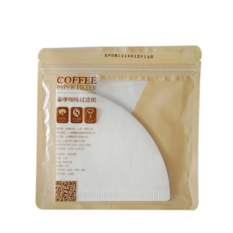 

TIMEMORE Store Coffee Pot Filter Paper V60 By Hand Drip Cup 50pcs American Coffee Machine Filter Fan V-shaped