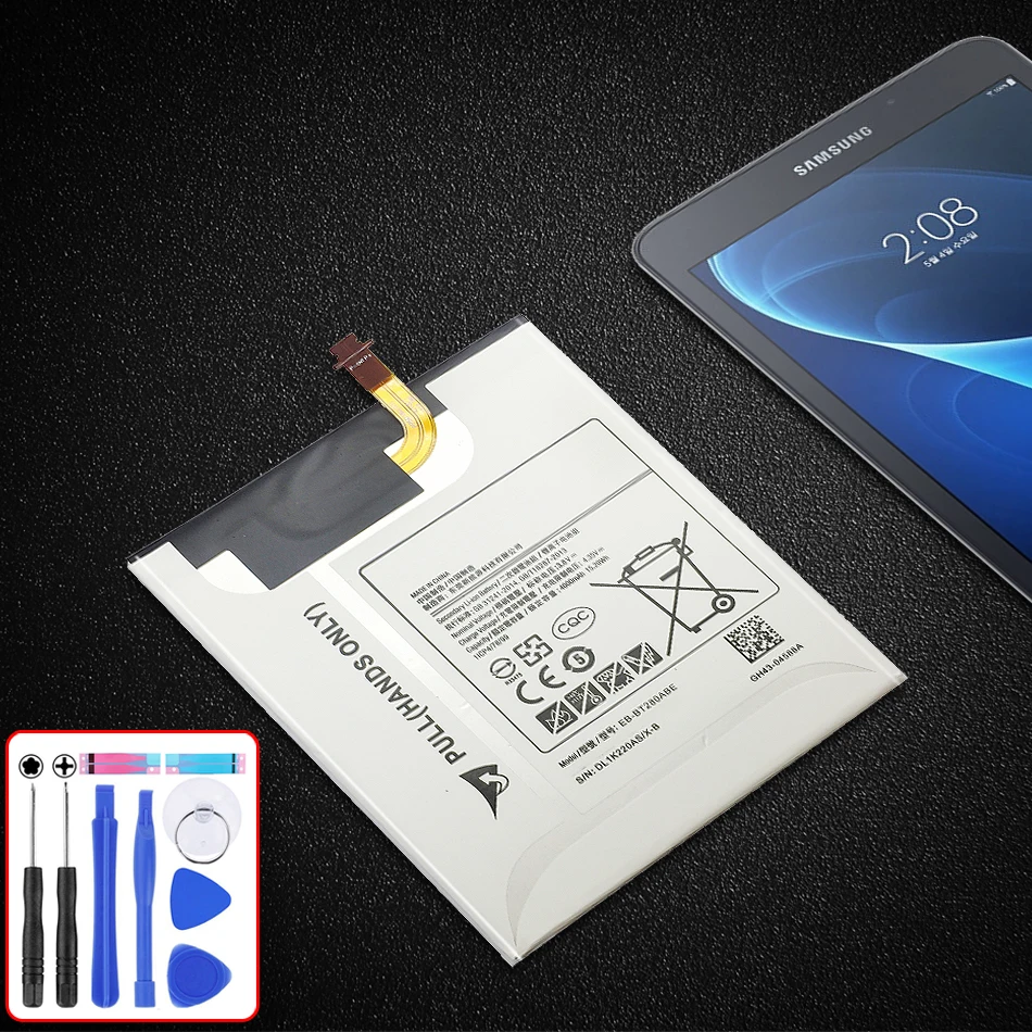 

Аккумулятор для планшета Samsung Galaxy Tab A 10. 0 T280 T285, внешняя батарея 7,0 мАч
