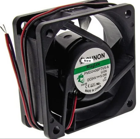 

for SUNON PMD2406PTVX-A U.R.GN DC 24V 5.0W 60X60X25mm Server Cooling Fan