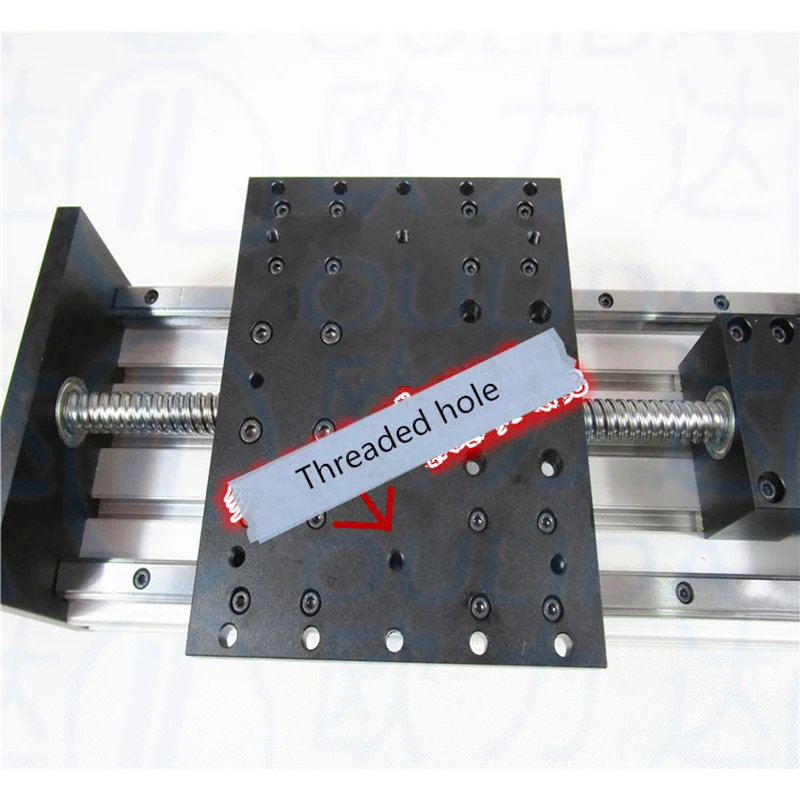 GX155x150 1610 шариковый винт раздвижной стол эффективный ход 600 мм + 1 шт. nema 23 шаговый