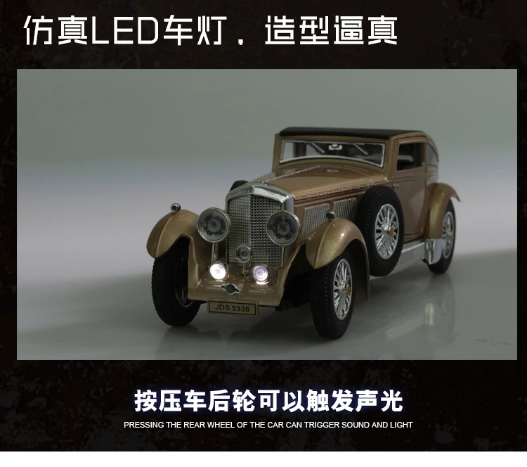 Новинка 1:28 масштаб Bentley 8L игрушечный автомобиль автомобили металлическая модель оттяните назад автомобиль звуковой свет игрушки для мальчика машина игрушка миниатюрный автомобиль Томас
