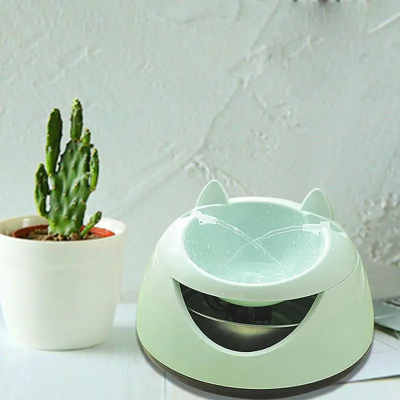 Automatic Luminous Pets Cat Water Fountain 1.5L USB Electric for Pet Dog Drinking Bowl Mute Dispenser Supplies | Дом и сад