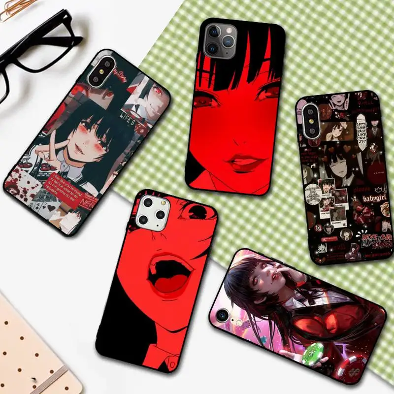 Чехол YNDFCNB для телефона с японским аниме Kakegurui Jabami Yumeko iphone 13 11 12 pro XS MAX 8 7 6 6S Plus X 5S SE
