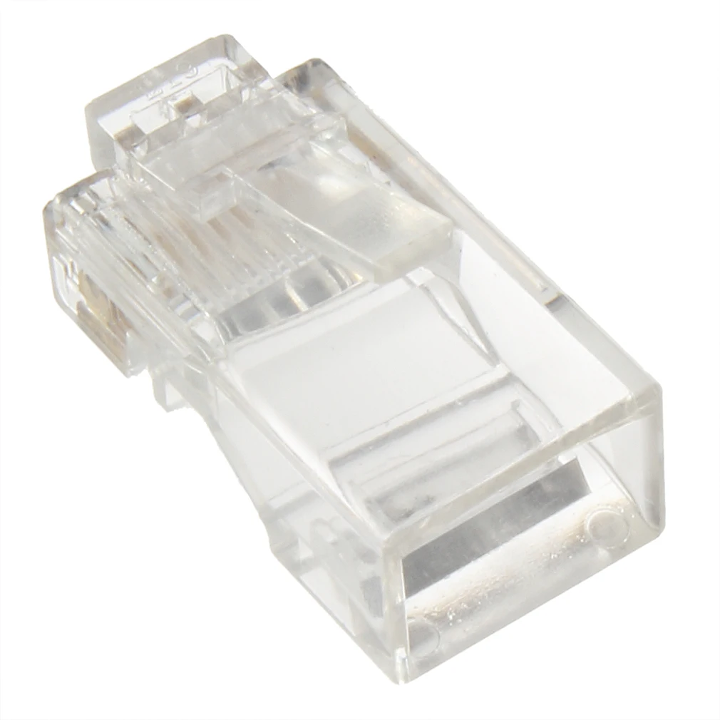 

3 PCS Hot Selling Solid or Stranded Wire Solid or Stranded Cable RJ45 CAT5 Crystal Modular Plug LAN Network Connector