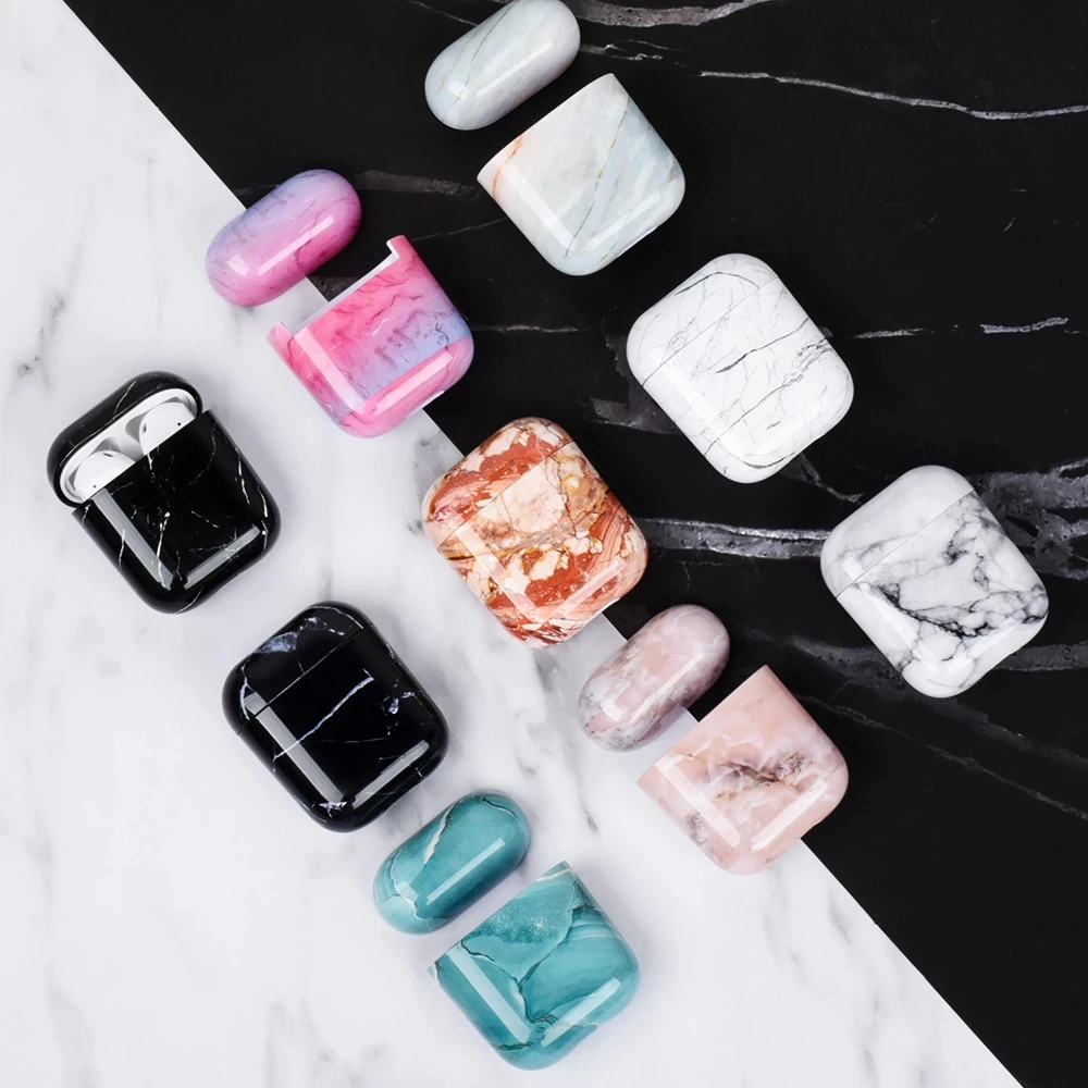 Чехол для Apple AirPods Air стручки Pro 2-1 шт. чехол модный Лидер продаж мраморный узор