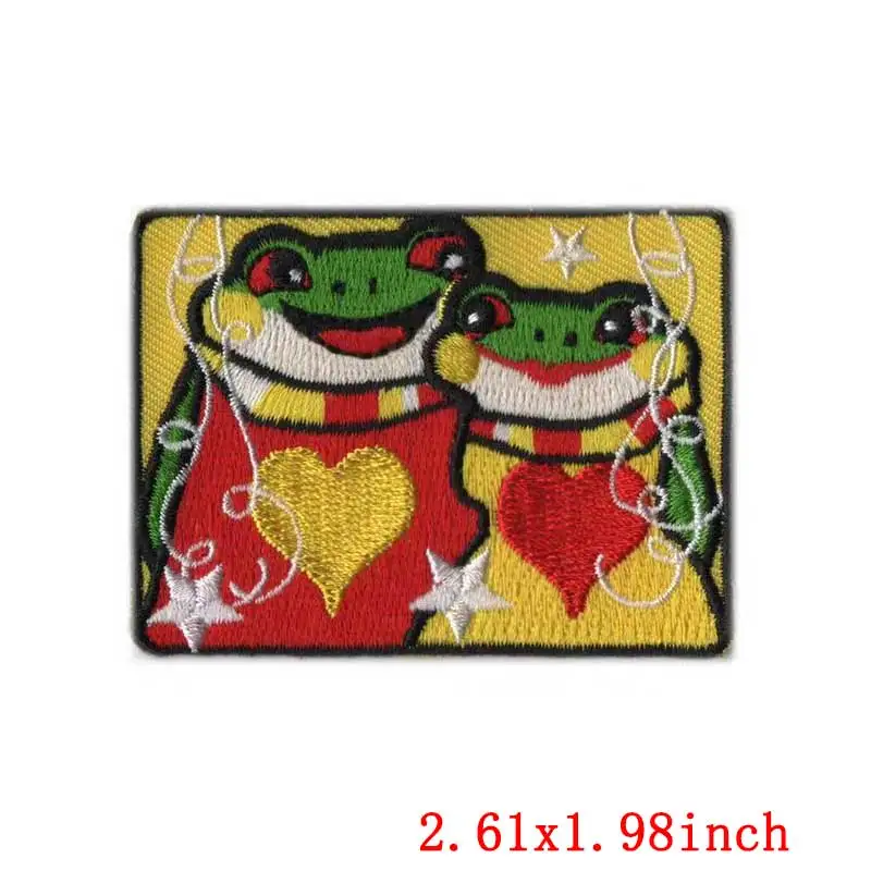 Pulaqi полностью вышитая лягушка карнавал для Нидерландов патчи одежды с вышивкой