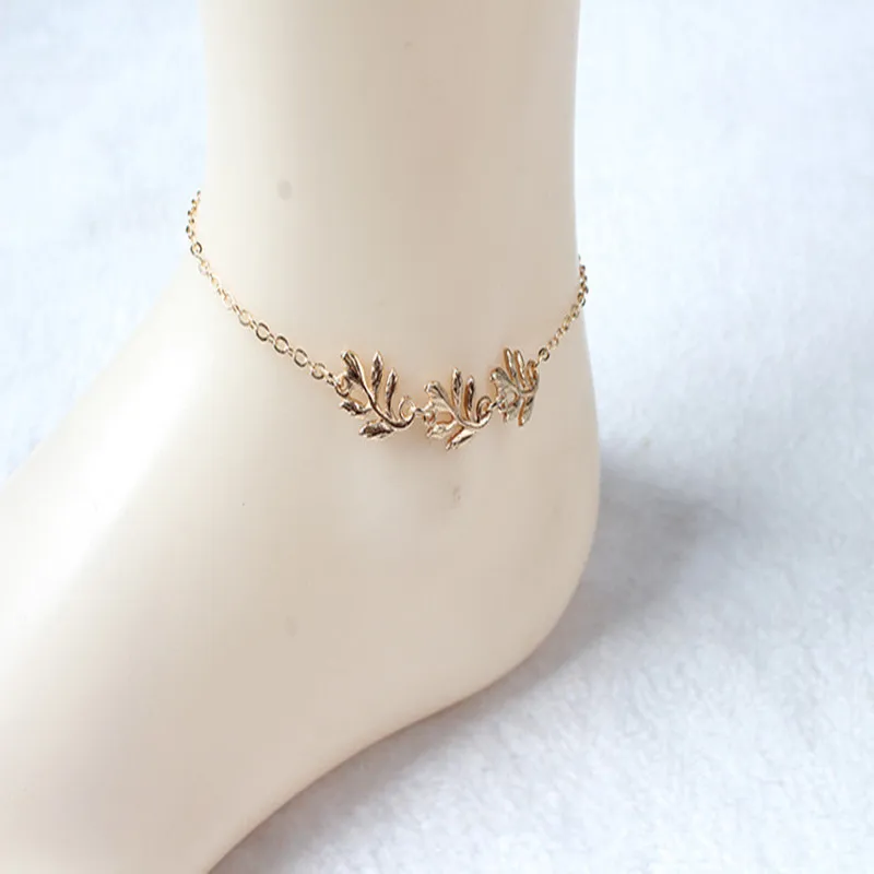 

Trendy bohemian womens leg chain anklet Geometric cadena para tobillo oro foot bracelets for women jewellery