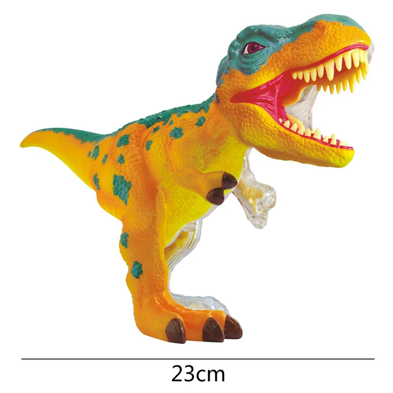 4D Master Dinosaur Anatomical Assembly Model Q Edition Tyrannosaurus Triceratopterosaur Great White Shark Simulated Animal Toy | Канцтовары