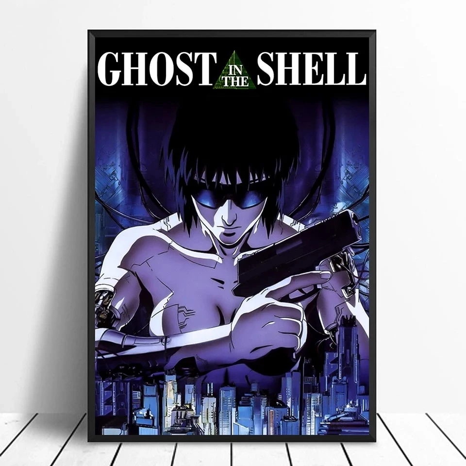 

Wall Art Canvas Painting Modular Ghost In The Shell Fight Police Anime Pictures Poster HD Prints Nordic Living Room Home Decor