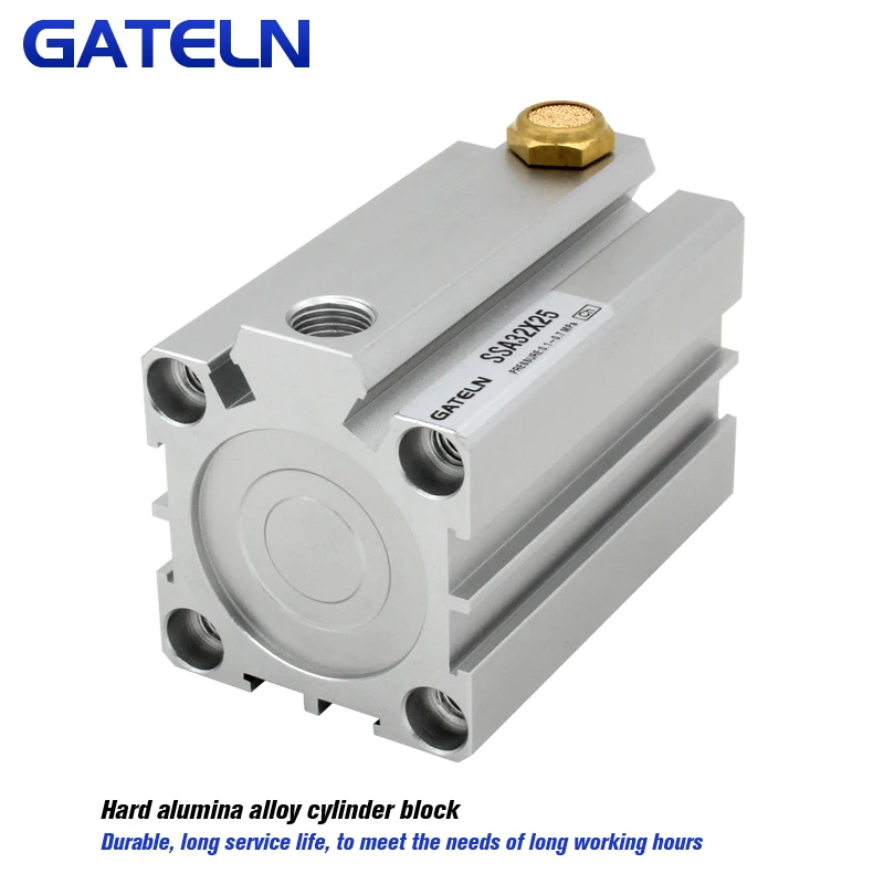 Серий ССА одностороннего действия двухтактной Тип компактный цилиндр диаметр 40