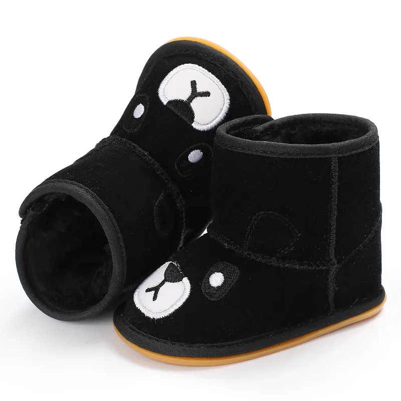 Baby Snow Boots Girls Boys Shoes Soft Sole 0-18 months Anti-Slip Warm Winter Infant Prewalker Toddler Booties Socks