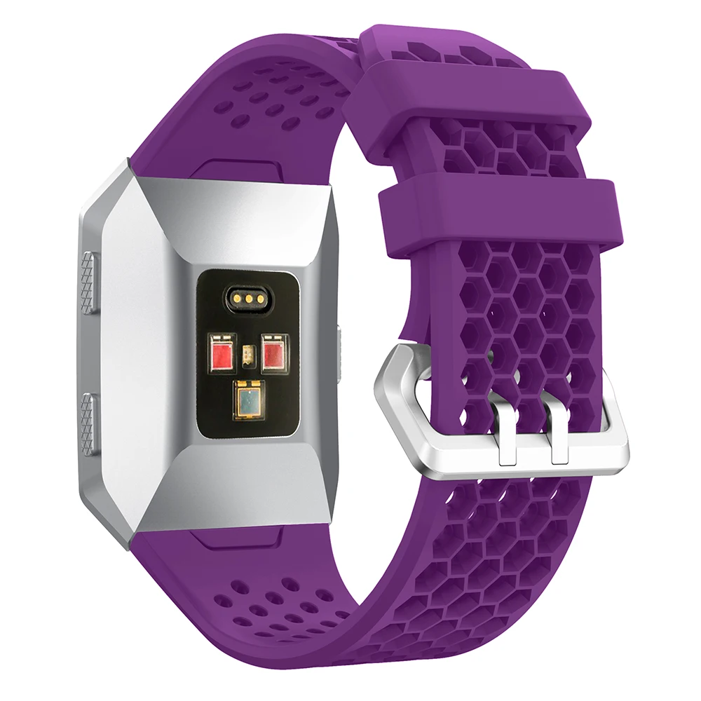 Yayuu совместимый для Fitbit Ionic Смарт-часы мягкий силиконовый ремешок регулируемый