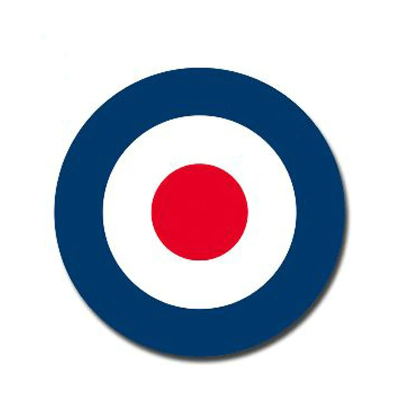 Наклейка для автомобиля Dawasaru Раф круглая The Who Mod Target Vespa водонепроницаемая