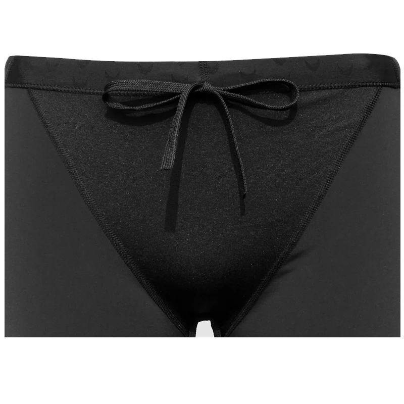 Профессиональные мужские плавки из полиэстера эластичные однотонные пикантные