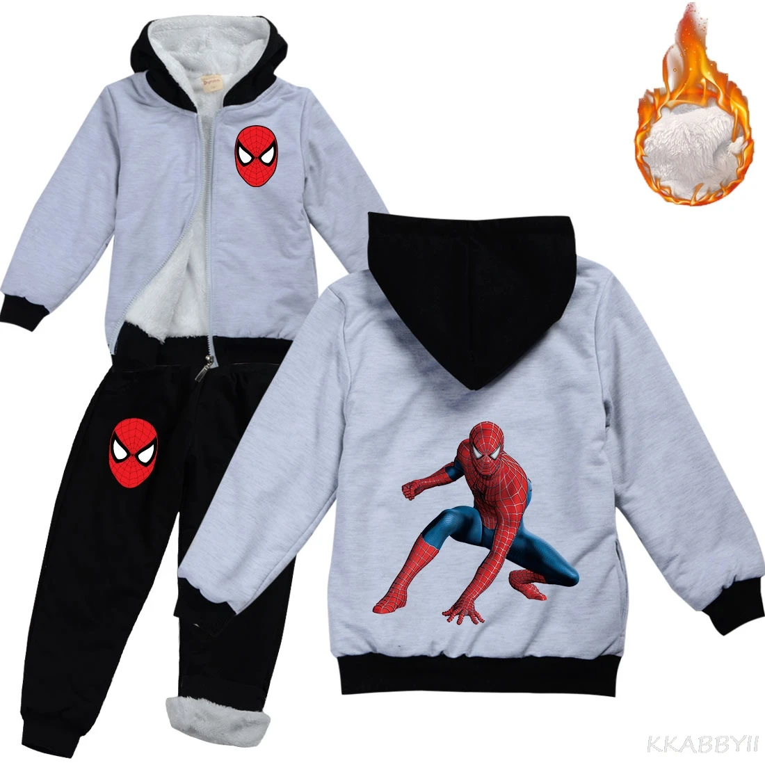 Человек-паук для мальчиков и девочек комплект одежды из 2 предметов детский