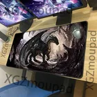Коврик для офисного стола XGZ, с Черным Замком, акварельным рисунком дракона, HD, нескользящий, с узором коврик для мыши