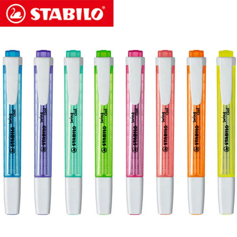 Немецкий классный портативный цветной маркер STABILO 1 шт. 275 милый для учеников и