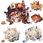 Брелок в стиле аниме Genshin Impact, брелок для женщин, с подвеской на сумку