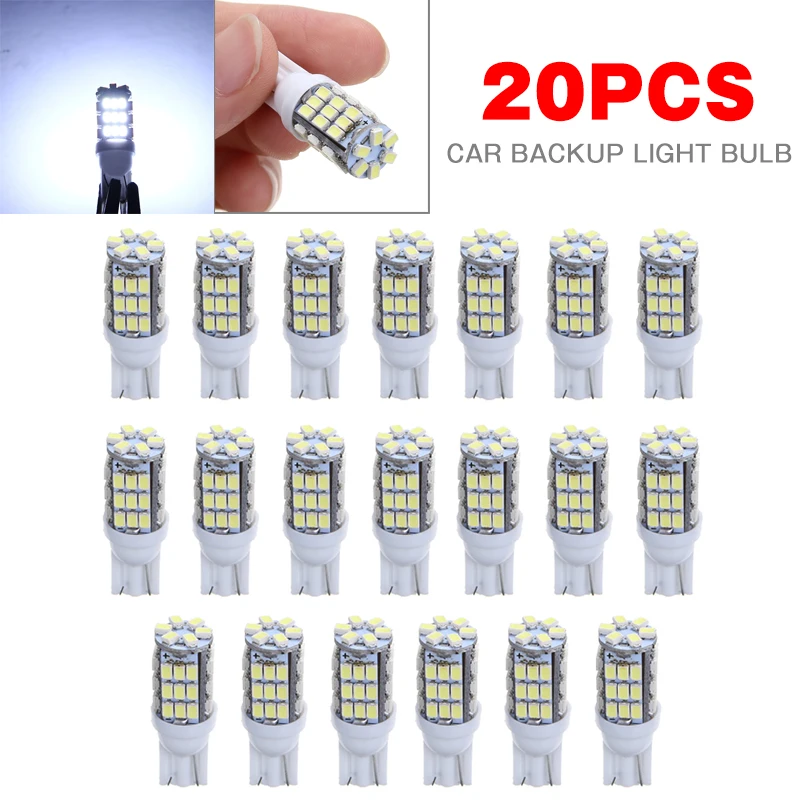 

Светодиодсветодиодный лампы заднего хода T10, 12 В, 6000 К, 42 SMD, 20 шт.