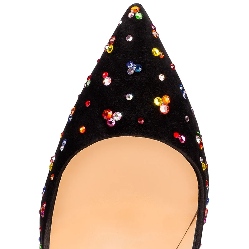 

Discount Luxury Pumps Sexy Platform Clear Women High Heels 8 10 12cm Red Bottom Wedding Party Ladies Mules Dress Shoes