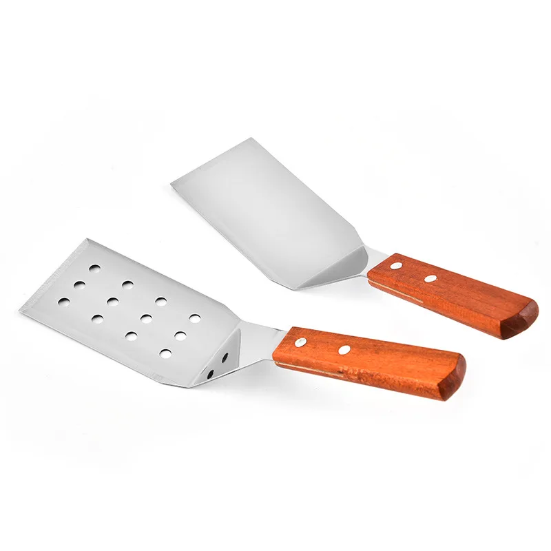 Шпатель и скребок из нержавеющей стали для теппан яки грили сковородки