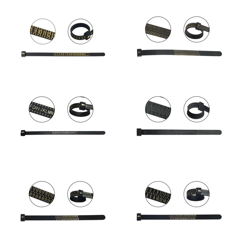 

Measuring Finger Standard Ring Circle US/Hong Kong/Japan/Europe/UK Tape Ruler Jewelry Accessory Measure Gauge Tool