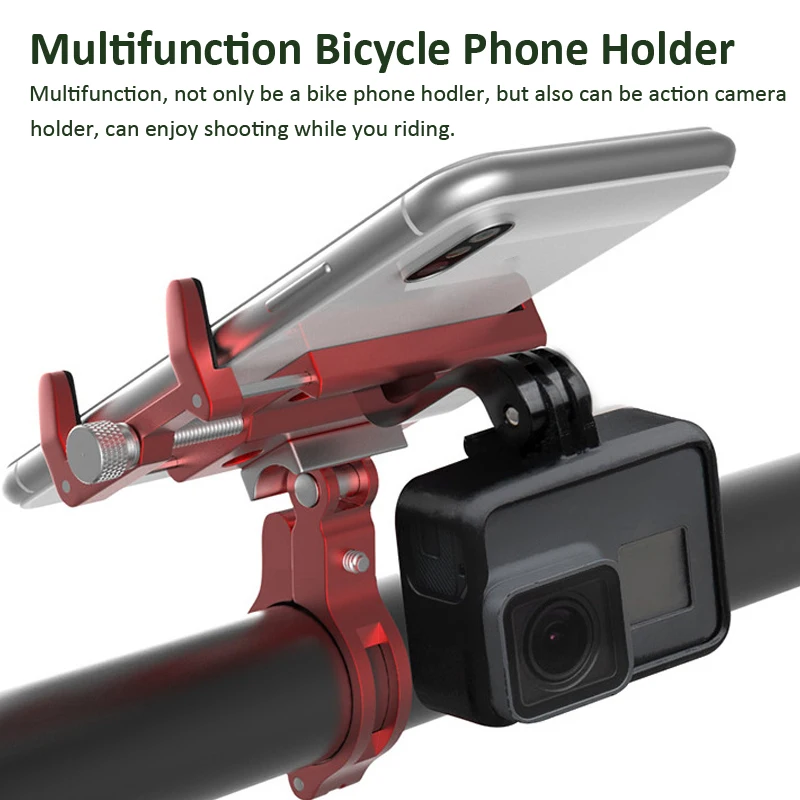 2 in 1 gub g 89 mtb bike phone holder mount bicycle stem install smart cell phone bracket camera headlight led flashlight holder free global shipping