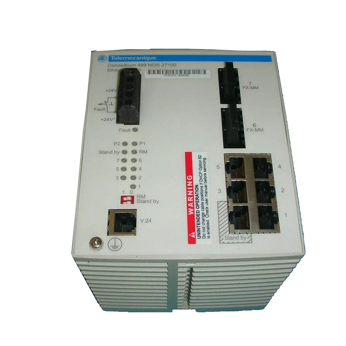 

Переключатель Schneider Electric 499NOS27100 Modicon Ethernet Conne XIUM 5TX/2FX, б/у