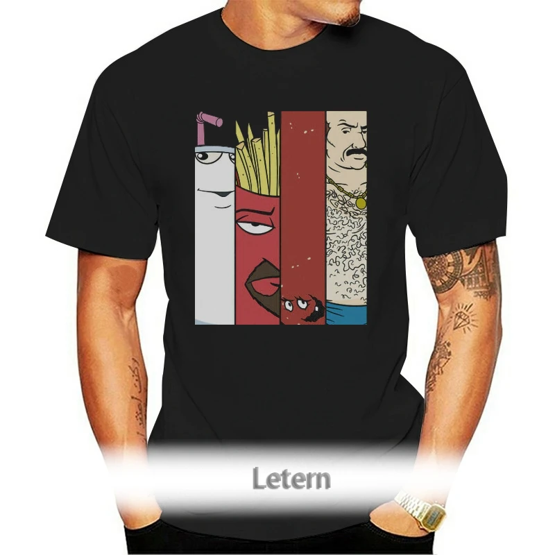 

Aqua Teen Hunger Force Group Tiles 2 Junior T-Shirt