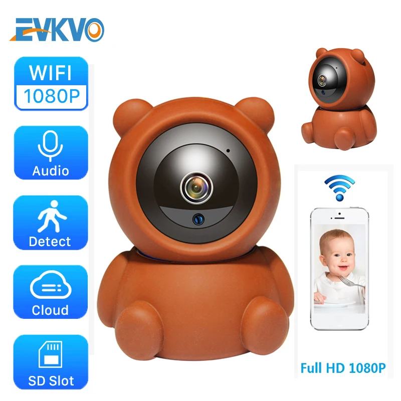 PTZ WI FI Камера Видеоняни и радионяни Беспроводной IP 1080P домашний монитор