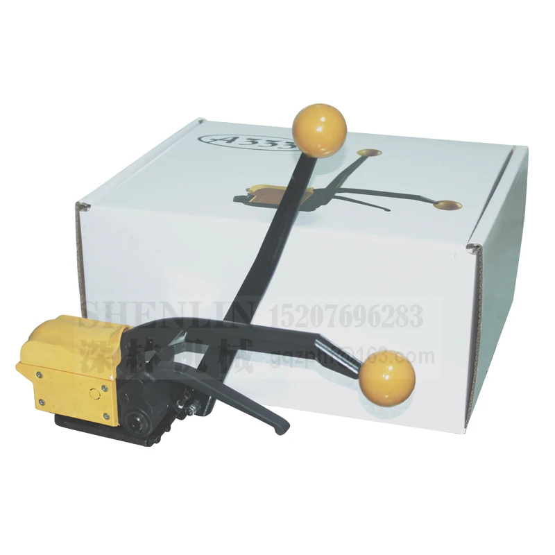Manual steel strapping tool A333 handheld machine wooden case packaging equipment portable packer wholesale warranted|tool tool|manual toolstool pack