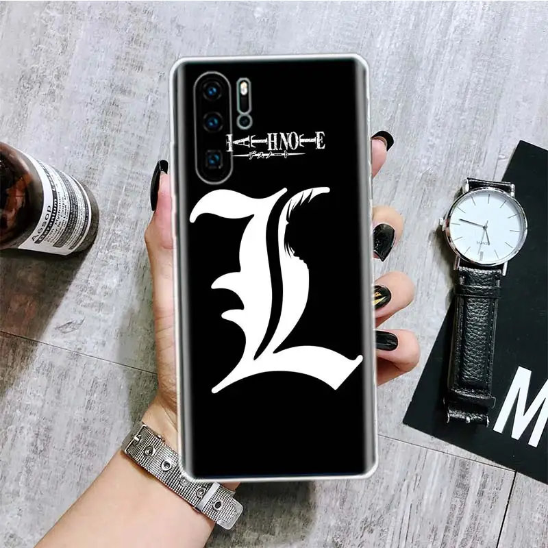 Чехол для телефона с рисунком Аниме Манга Death Note Huawei Honor 10 9 20 9X 8A 8X 8S Lite Pro Y5 Y6 Y7 Y9S P