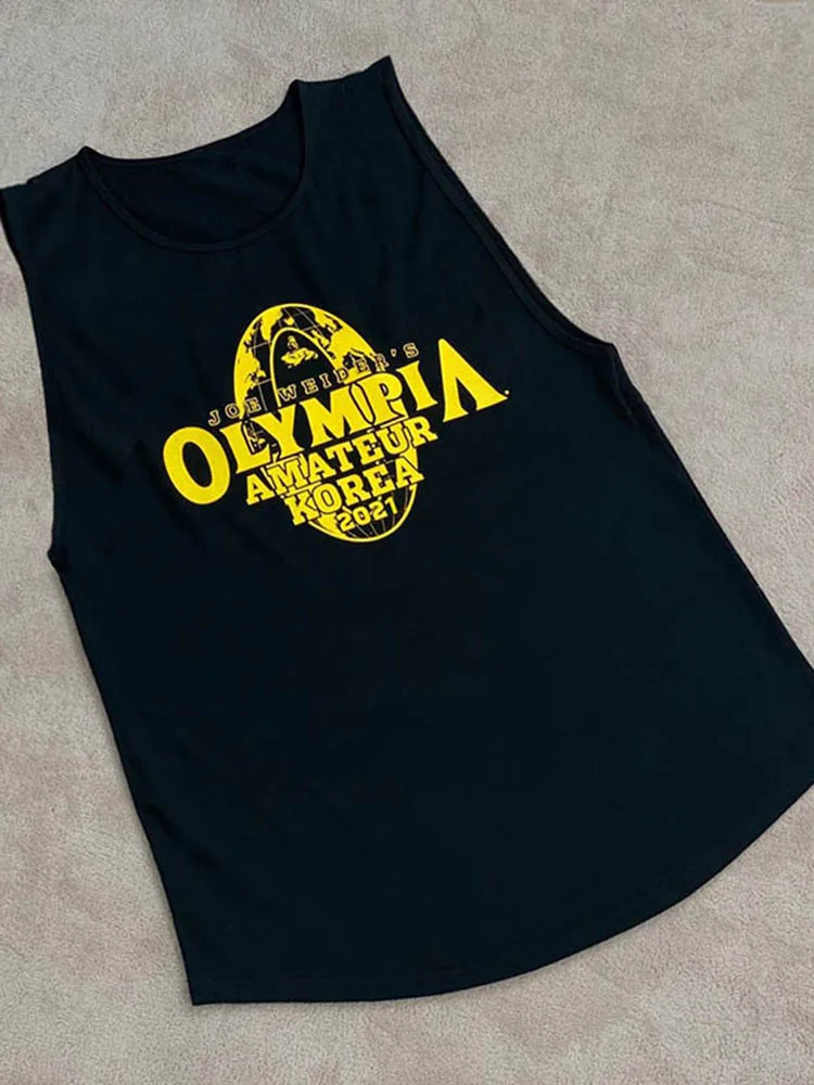 

2021 New Orsay High-Quality Cotton Moisture Wicking Fitness Vest Sleeveless Men's Muscle Running Equipment Training Sportswear