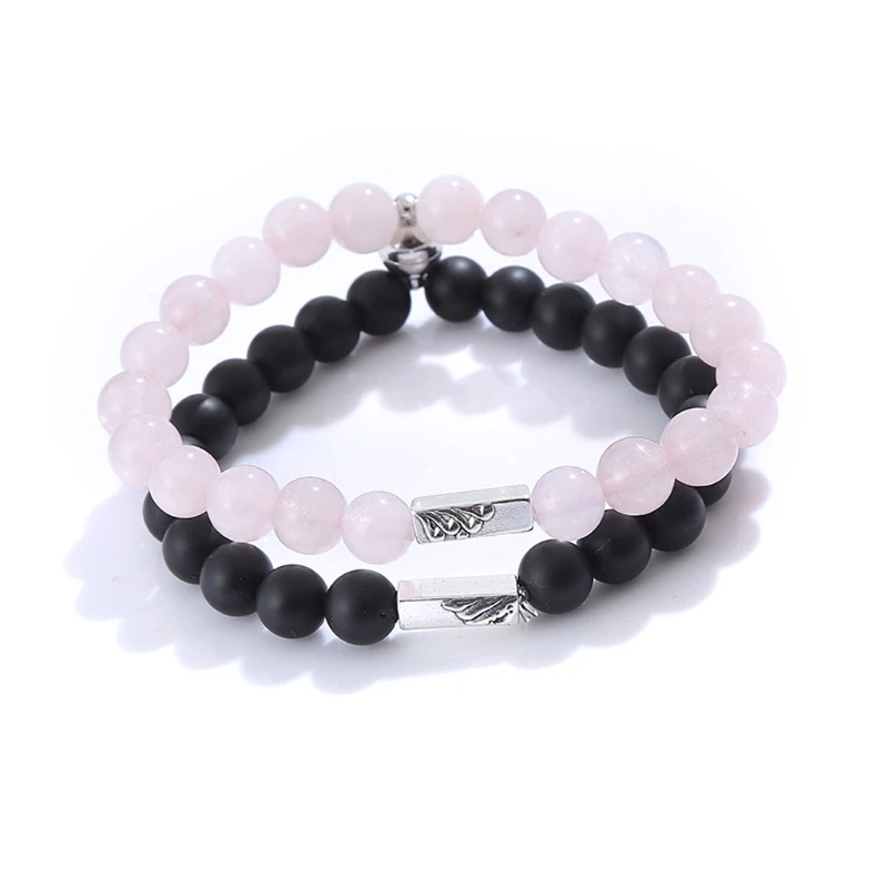 

1 Pair Magnetic Lover Long Distance Relationship Couple Bracelet Fashion Jewelry 83XF