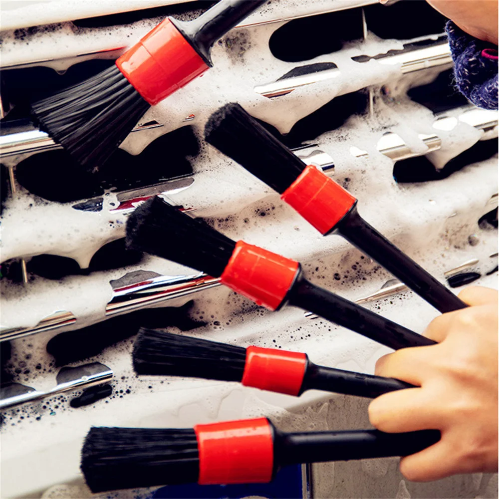 

5pcs Car Wash Car Detailing Brush Auto Cleaning Car Cleaning Tools Detailing Set Dashboard Accessories Air Outlet Cleaning Brush